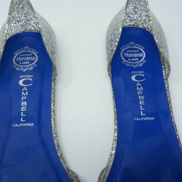 Jeffery Campbell Jelly Love glitter Flats 10 - Picture 3 of 5